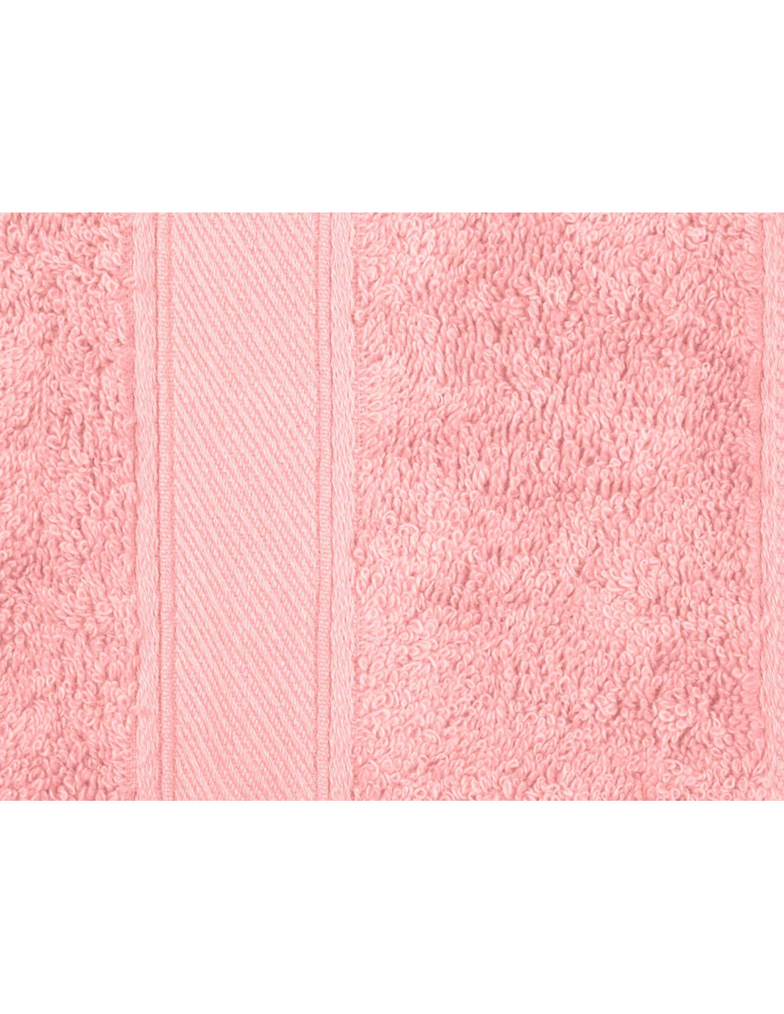 Toalla de Lavabo Rizo de Algodón Bio TEX HOME Soft 50x100 cm Rosa