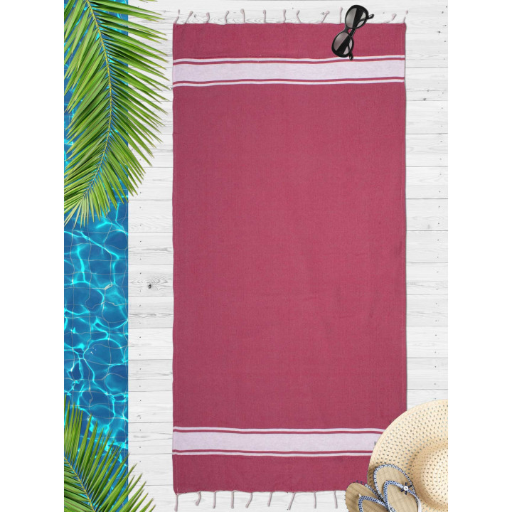 Toalha Onar Fuchxia Pareo | Toalha de sarongue de praia | Revitex on-line