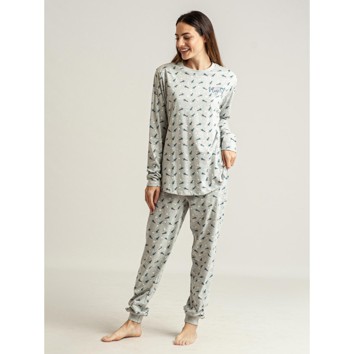 Pijama Privata Nabila | Pijama mujer punto| Revitex