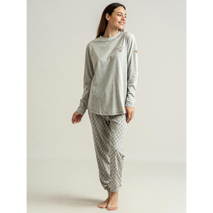 Pijama Privata Nelia | Pijama mujer punto| Revitex