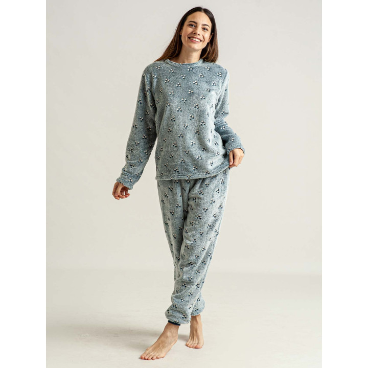 Pijama Privata Coralina Zore | Pijama Mujer Invierno| Revitex