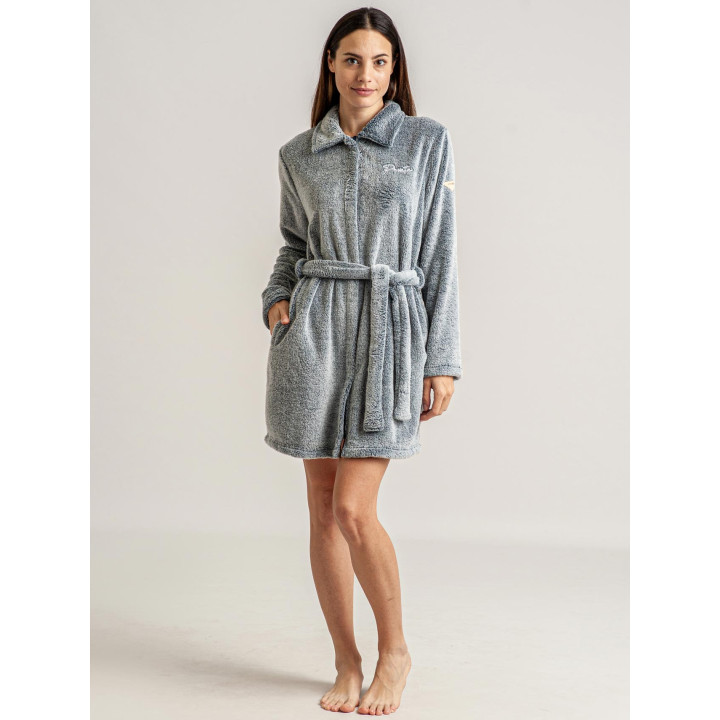 Robe coralina Paty | Roupão de Inverno de Mulher| Revitex