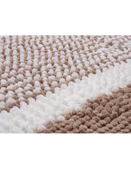 Tapete de banheiro Oxford bege | Tapete barato | Revitex