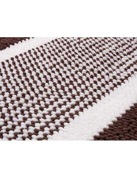 Tapete de banheiro Oxford marrón | Tapete barato | Revitex